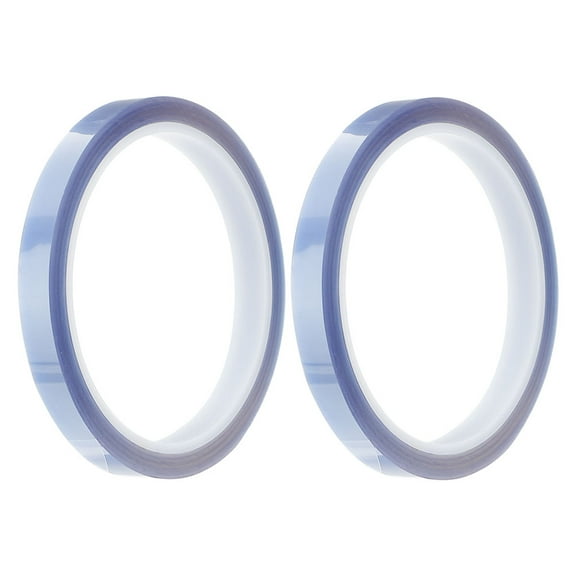 UPKOCH 2 Rolls High Temperature Tape Blue Silicone with No Residue for and Printers