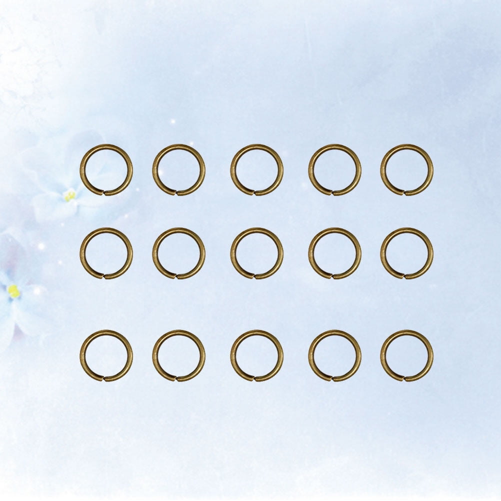 UPKOCH 200Pack Golden Jump Rings Split Rings for Keychains Diy Jewelry ...