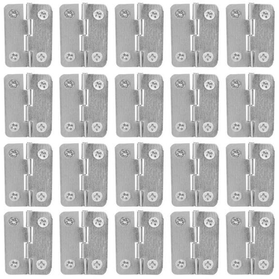 UPKOCH 20Pcs Jewellery Box Hinges Iron Small Hinge for Crafts 1.9X0.7in