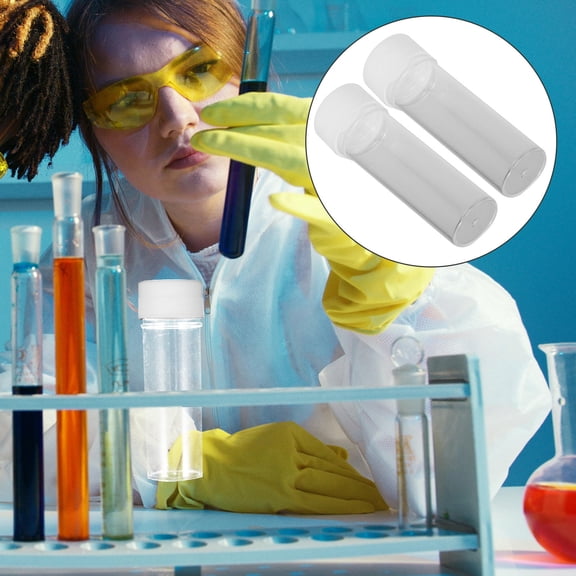 UPKOCH 20pcs Sample Tubes With Cap Leakproof Vials For Liquids For Lab Testing Chemistry And Pharmaceutical Use