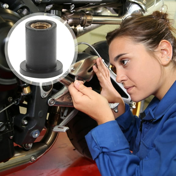 UPKOCH 25pcs Motorcycle and ATV Nuts Compatible with Durable Windshield Fasteners