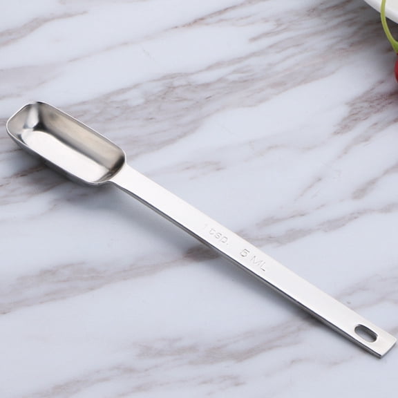 UPKOCH 2PCS Stainless Steel Measuring Spoon Cooking Measure Tool for Home Cooks in Kitchen