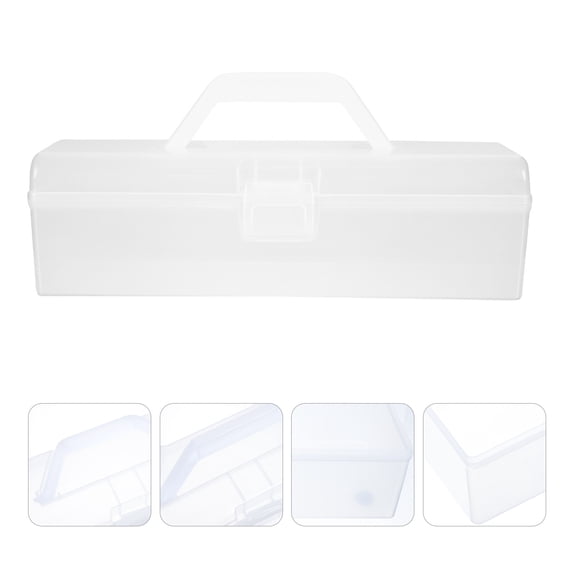 UPKOCH 2Pcs White Seasoning Storage Box Plastic Multi Function Kitchen Organizer