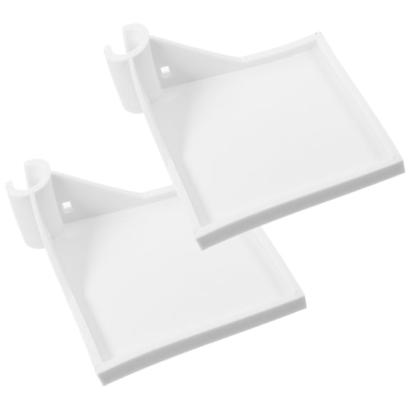UPKOCH 2Pack White Plastic Grow Tent Corner Shelf for Enhancing Your Grow Tent Setup