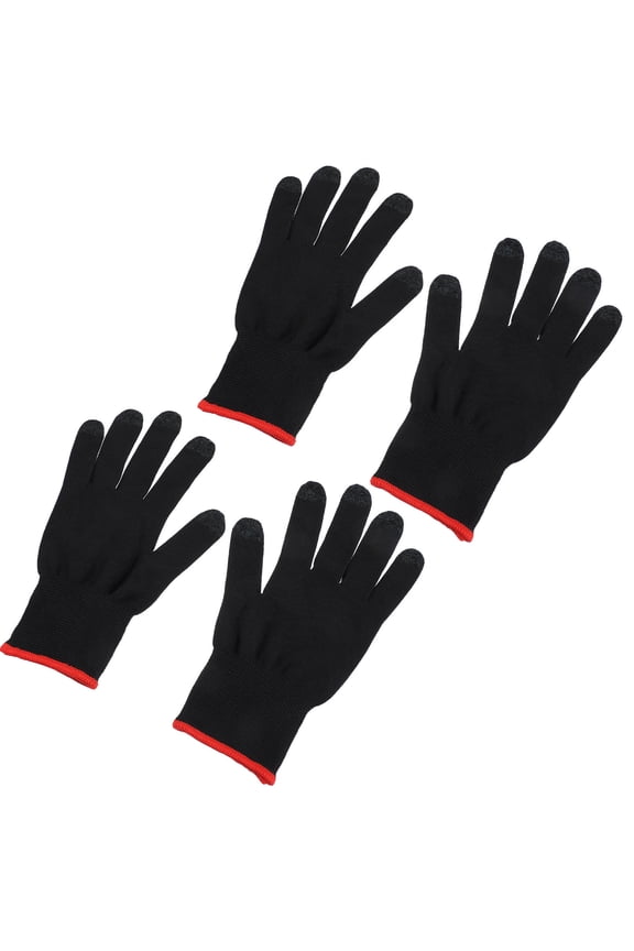 2Pairs Elastic Touch Screen Compatible Gaming Gloves For Outdoor Activity And Workout