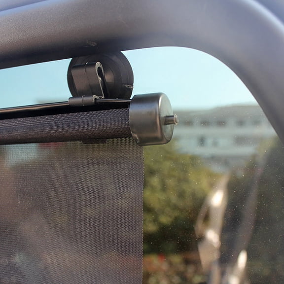 UPKOCH 2Pcs Car Sunshade for Windows Privacy Protection Black Retractable Design for Car Use