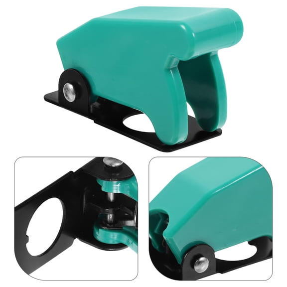 UPKOCH 2Pcs Green Toggle Switch Plate For General Users 12.0x5.45x2.70x1.60in