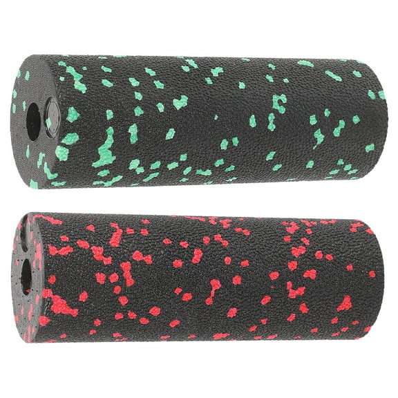 UPKOCH 2Pcs Massage Roller Trainer Yoga Column Massager Green Lightweight Balance Training