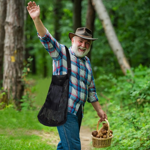 UPKOCH 2Pcs Mesh Picking Bag for Friends Who Love Picking Mushrooms