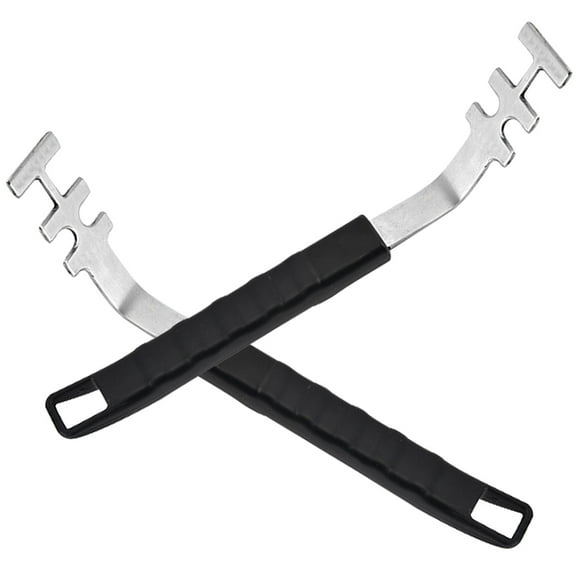 UPKOCH 2Pcs Plastic Grill Gripper for Baking and BBQ Enthusiasts 10.8X1.4in