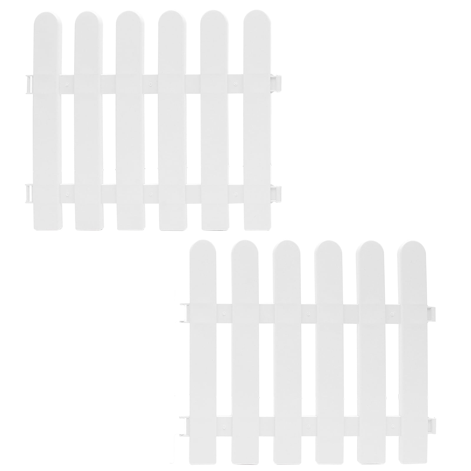 UPKOCH 2Pcs Portable Plastic Lawn Edging Fence for Garden and Pathway Border