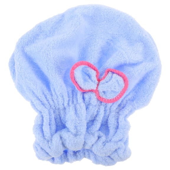 UPKOCH 2Pcs Shower Caps for Women Reusable Dark Blue Fiber Travel Accessories