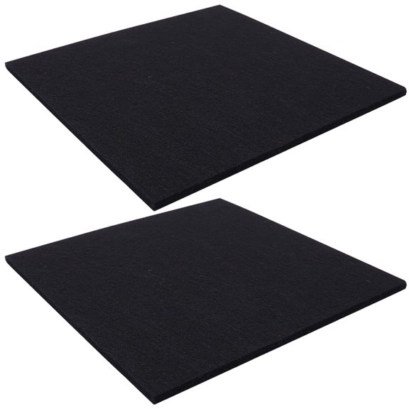 UPKOCH 2Pcs Sound Absorbing Panels Black Wool for Users Who Need Quieter Environments