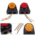 thumbnail image 1 of UPKOCH 2Pcs Easy Install Double Side Tail Lights LED Trailer Light for Night Driving, 1 of 5