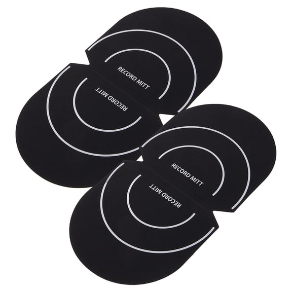 UPKOCH 2Pcs Vinyl Record Pad Black Cardboard for Scratch Protection
