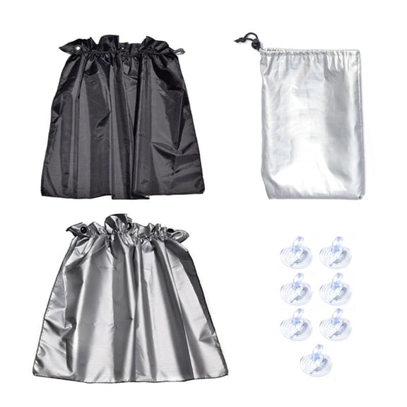 UPKOCH 2Set Car Curtains Privacy Assorted Color Sun Protection for Daily Use