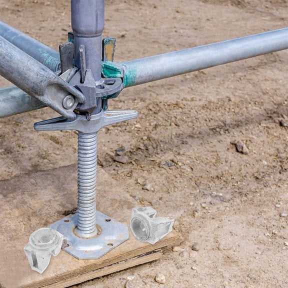 UPKOCH 2pcs Iron Silver Scaffold Accessories for Construction Professionals