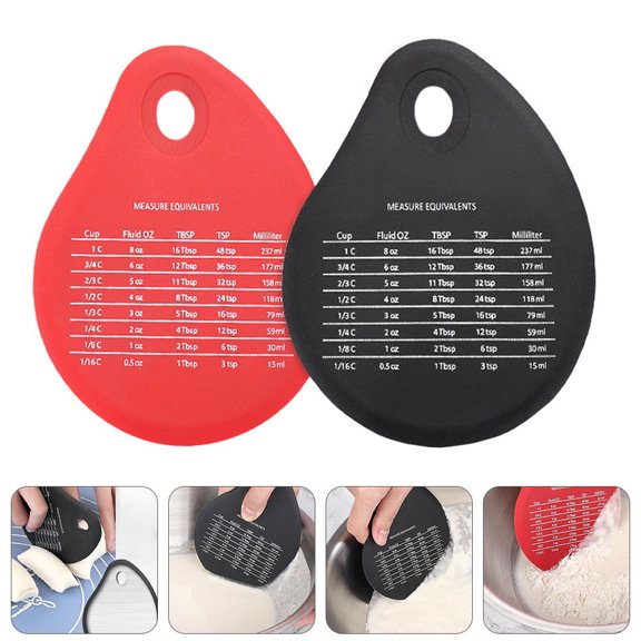 UPKOCH Patty Maker Baking Tools Red 2Pcs