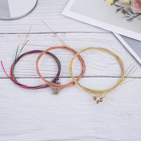 UPKOCH 3 Sets Ukulele Strings For Experienced Players Brass Music Instrument Accessories Set