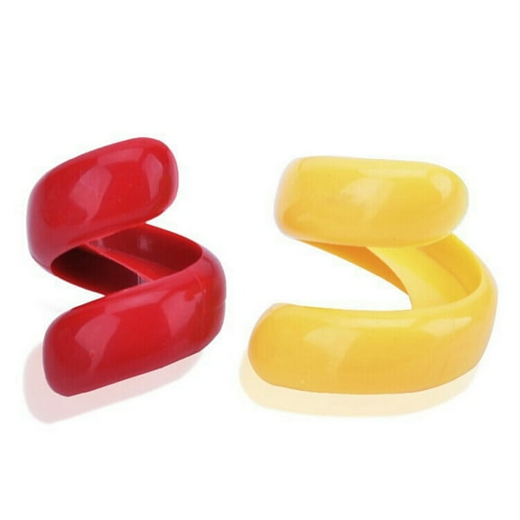 UPKOCH 30Pack Hot Dog Tools Yellow Red .5x2x3.5cm Plastic for Outdoor Picnic Camping Use