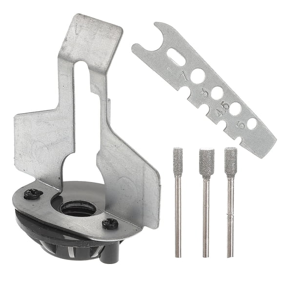 UPKOCH Chainsaw Sharpening Attachment Kit Silver 1 Set 2.8x2.4x2 In