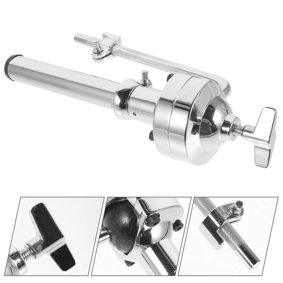 UPKOCH 3Pack Tom Stand Single Arm Metal Drum Stand Accessories for Drum Kit Easy to Install and Remove 25x9.5cm