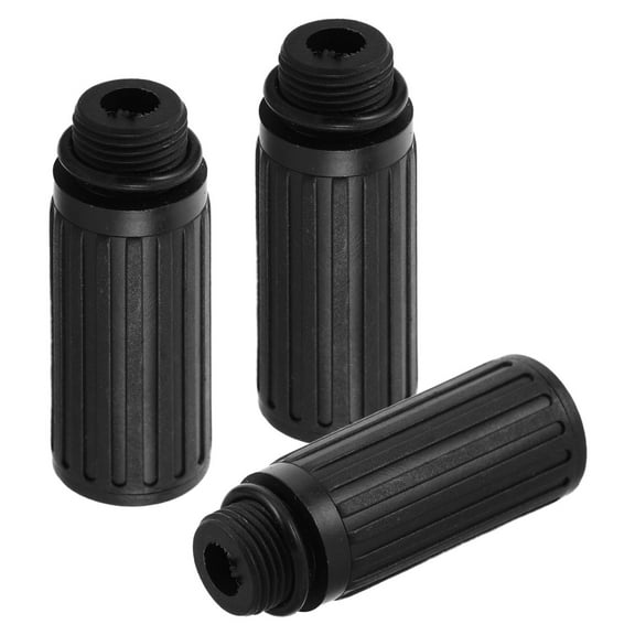 UPKOCH 3Pcs Air Compressor Vent Cap Vent Cap ABS Black for Maintenance