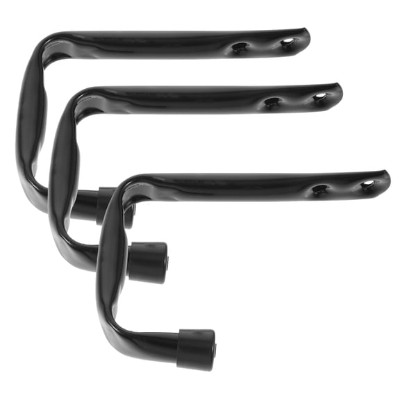 UPKOCH 3Pcs Heavy Duty Wall Mount for Tools and Kayak Iron Tubular Steel Garage Organization