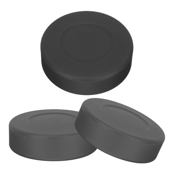 UPKOCH 3Pcs Hockey Pucks for Training and Practicing Rubber and PVC Material Adjustable Hardness for Ice Hockey
