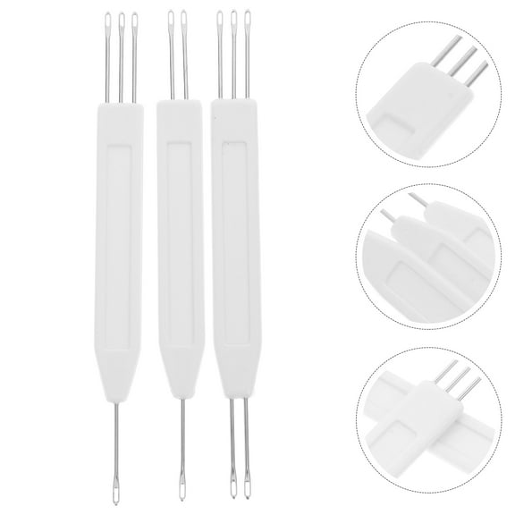 UPKOCH 3Pcs Knitting Machine Accessories Knitting Needles for Home Use and Knitting Projects