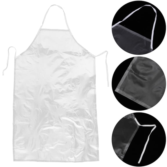 UPKOCH 3Pcs Simple Design EVA Plastic Apron for Household Use in Kitchen Cooking Baking Gardening Daily Cleaning