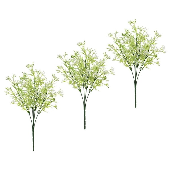 UPKOCH 3Pcs Lifelike Simulation Plant with Material and Assorted Color Decor Accent
