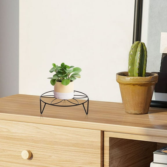 UPKOCH 3Pcs Iron Flowerpot Stand Strong Plant Rack for Indoor and Outdoor Use