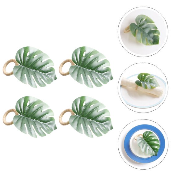 UPKOCH 4 Pcs Napkin Accessories PE Dinner Enhancement for Event Table Use