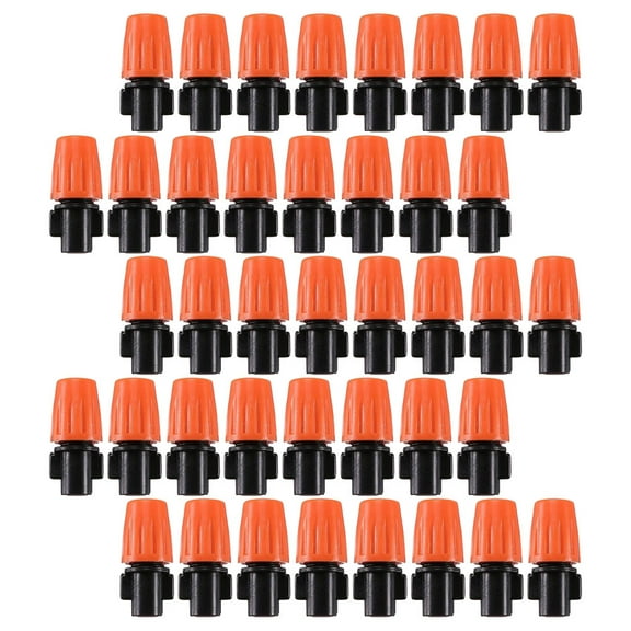 UPKOCH 40pcs Atomizing Spray Nozzle Assorted Color Plastic for Garden Watering and Homeowners