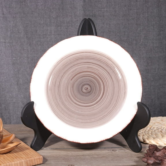 UPKOCH 4PCS Plastic Dish Drain Rack Vertical Mode for Household Users Black