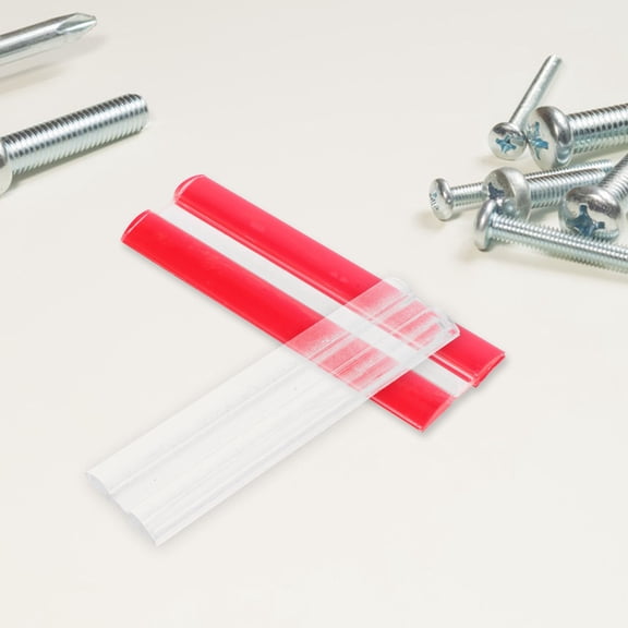 UPKOCH 4Pcs Clear Acrylic Piano Hinge Continuous Folding Hinge For Office Household Easy Installation