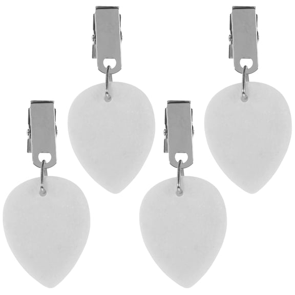 UPKOCH 4Pcs Compact Tablecloth Clips Marble Anti Skid for Outdoor Table Cloth Wind Resistant Decorative
