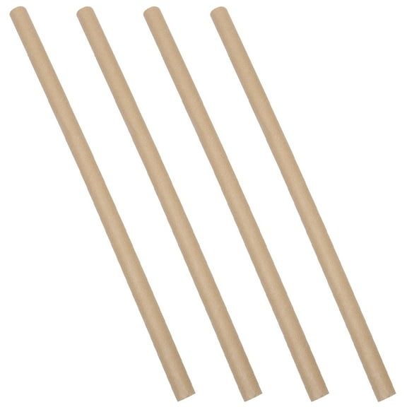 UPKOCH 4Pcs Long Cardboard Tubes for Crafts Light Brown 19.7X2.4X2.4in Diy Crafting Storage Protection
