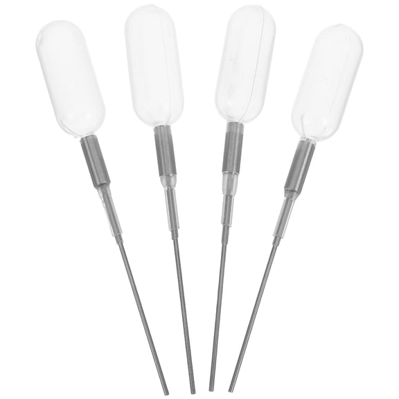 UPKOCH 4Pcs Water Dropper Needle Applicator Bottle for Adults in Laboratory Work and DIY Projects