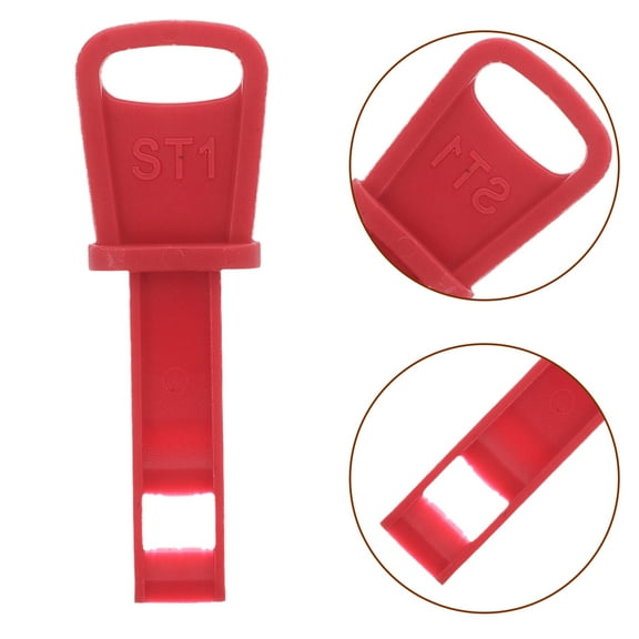 UPKOCH 4Set Universal Snow Blower Key Red PP for Snow Thrower Winter Maintenance for Men Women