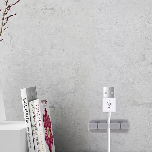 UPKOCH 4pcs Cable Management Organizers Cord Clips For Desktop Wire Cord Holders Wire Organizer For Durable And Trace