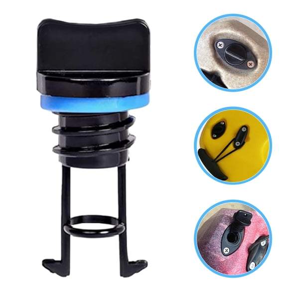 UPKOCH 4pcs Kayak Plugs Black Scupper Plugs for Outdoor Enthusiasts