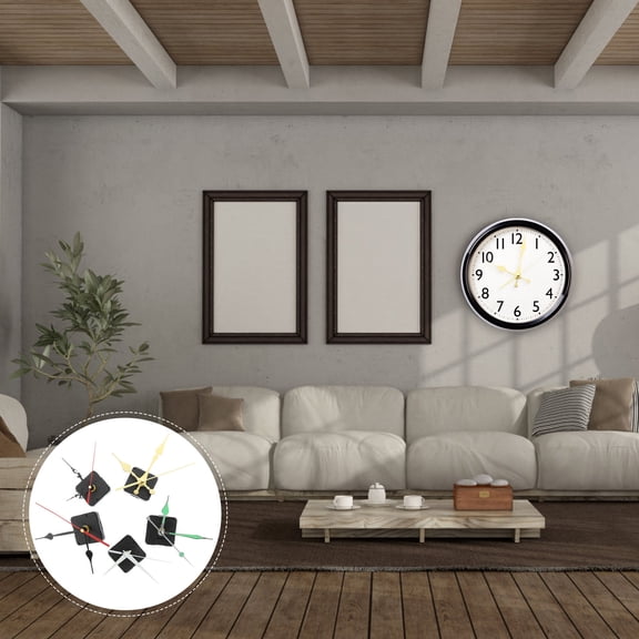 UPKOCH Replacement Clock Parts Clock Movement Plastic 5 Sets