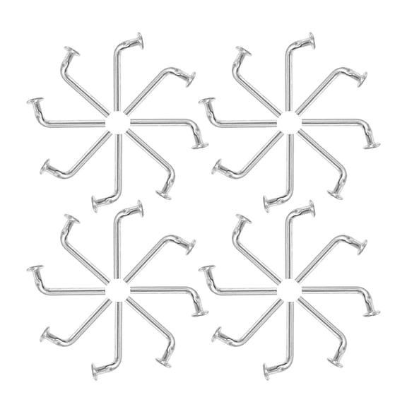 UPKOCH 50Pcs Pallet Rack Drop Pins Iron Material Reduce Disengagement Risk for Warehouse Use