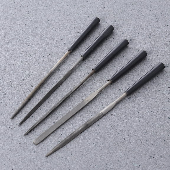UPKOCH 5Pack Black File Woodworking and Diy Tasks with Comfortable Grips