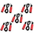 thumbnail image 1 of UPKOCH 5Pcs Exercise Jump Rope with Ergonomic Red Sponge Handles Fast Smooth Rotation, 1 of 6