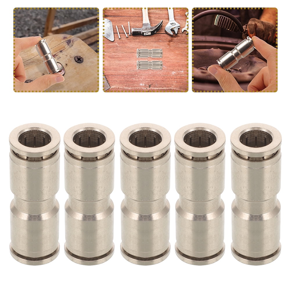 UPKOCH 5Pcs Push To Connect Fittings Air Hose Adapters For Pneumatic ...