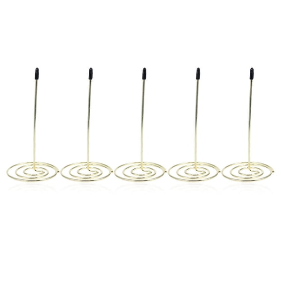 UPKOCH 5pcs Memo Holder Spikes Receipt Holders for Restaurant Office and Kitchen Bill Organizer