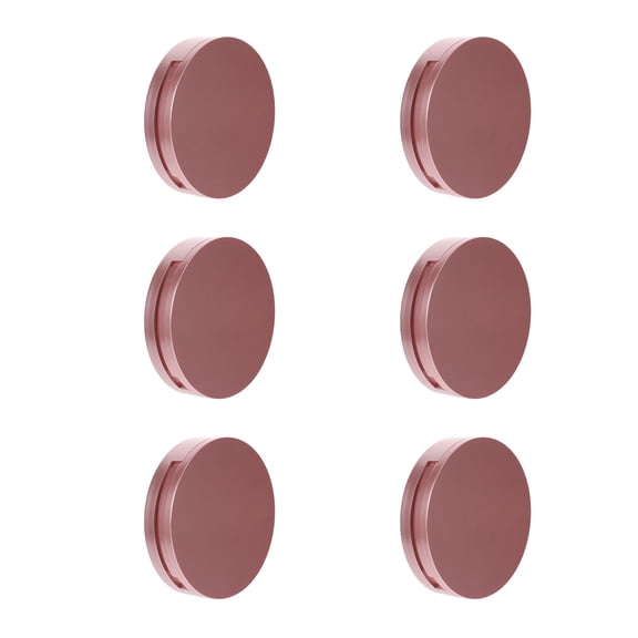UPKOCH Eyelashes Packaging Box Rose Gold Plastic 6 Sets 2.87X2.87X0.63in